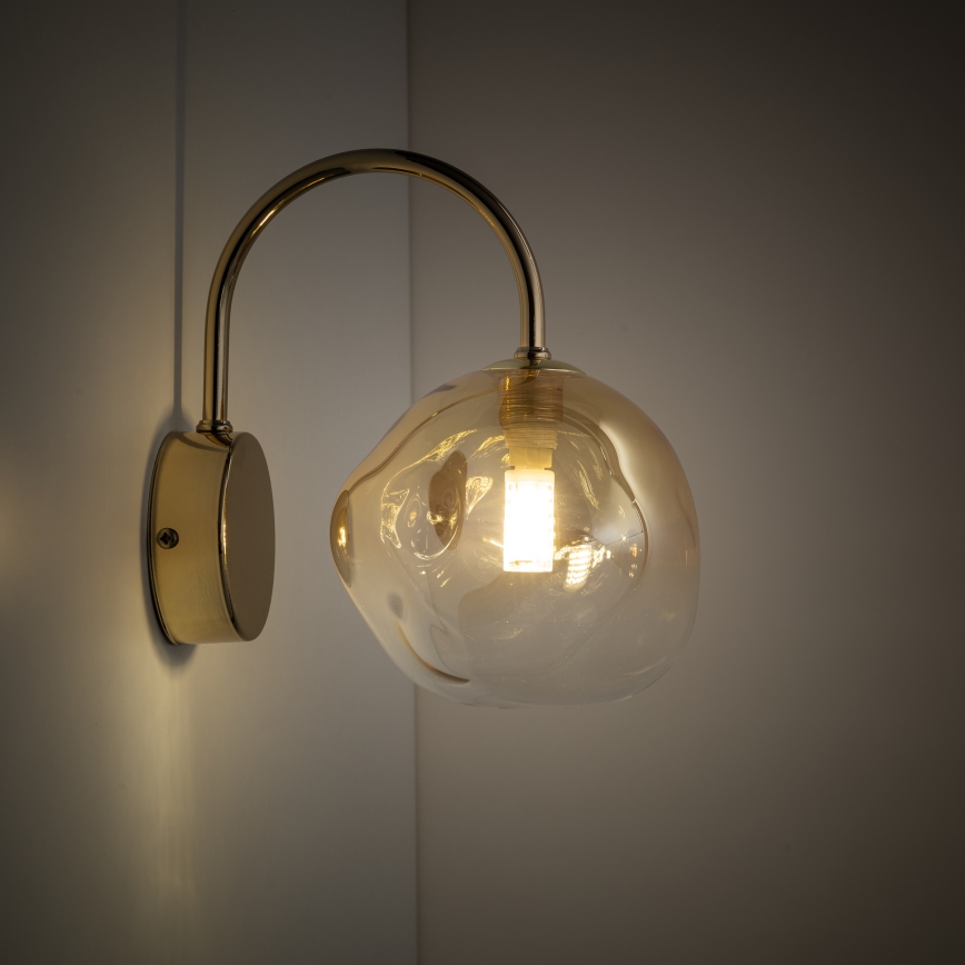 Brilagi - Sieninis šviestuvas VULCANO 1xG9/8W/230V auksinis/dūminis smėlinis