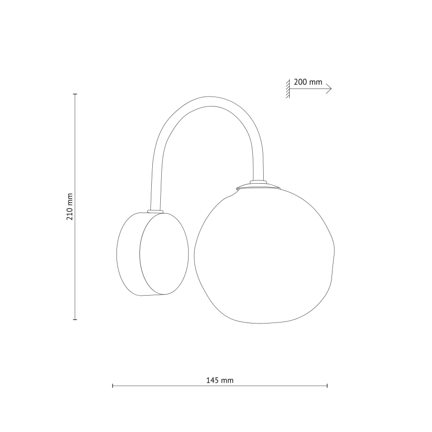 Brilagi - sieninis šviestuvas VULCANO 1xG9/8W/230V ruda/dūminė smėlinė