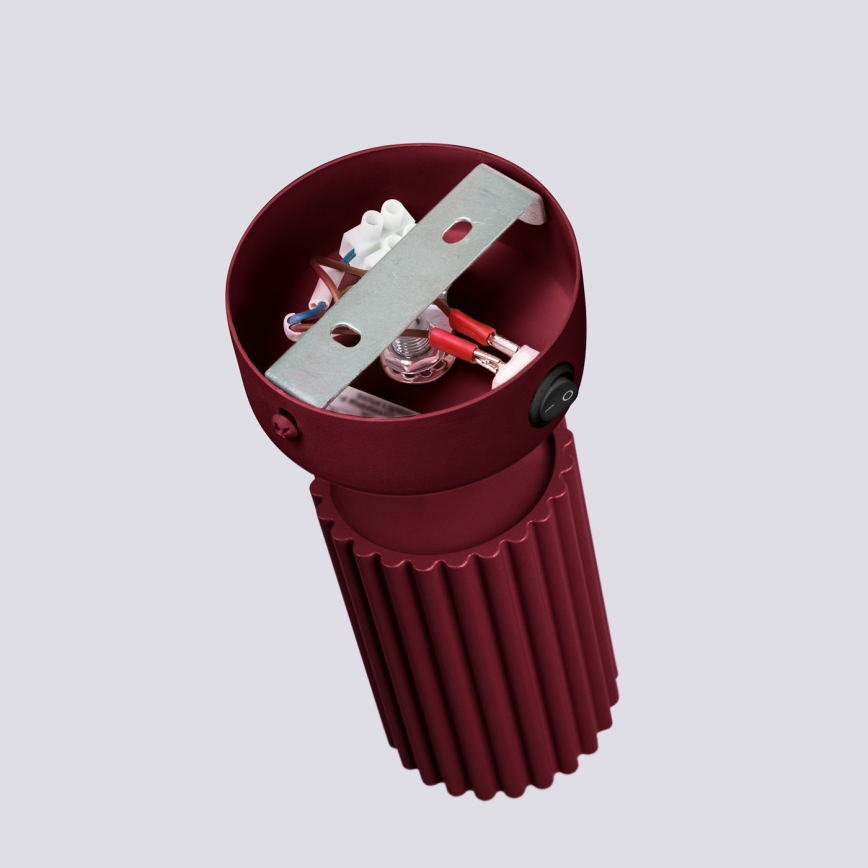 Brilagi - Sieninis taškinis šviestuvas CRESTO 1xGU10/10W/230V bordo