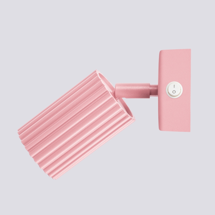 Brilagi - Sieninis taškinis šviestuvas CRESTO 1xGU10/10W/230V rožinis