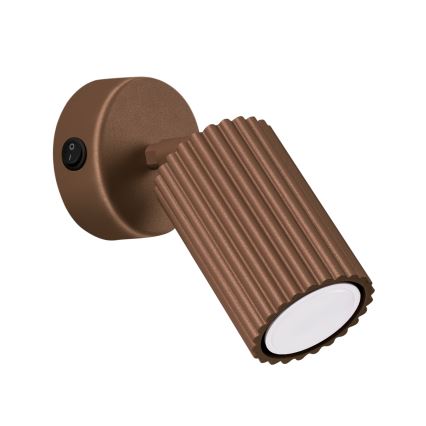 Brilagi - Sieninis taškinis šviestuvas CRESTO 1xGU10/10W/230V rudas