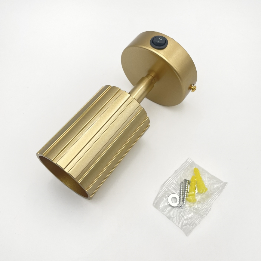 Brilagi - Sieninis taškinis šviestuvas CRISPINA 1xGU10/10W/230V auksinis