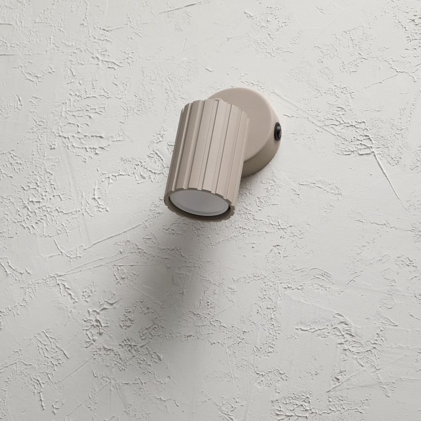 Brilagi - Sieninis taškinis šviestuvas CRISPINA 1xGU10/10W/230V smėlio spalvos