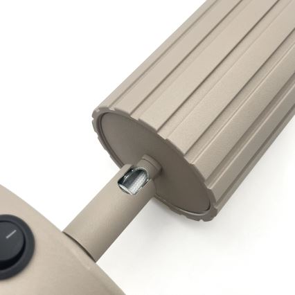 Brilagi - Sieninis taškinis šviestuvas CRISPINA 1xGU10/10W/230V smėlio spalvos