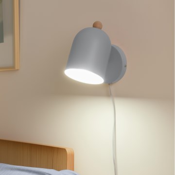 Brilagi - Sieninis taškinis šviestuvas GALLION 1xE27/15W/230V mėlynas