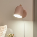 Brilagi - Sieninis taškinis šviestuvas GALLION 1xE27/15W/230V rožinis