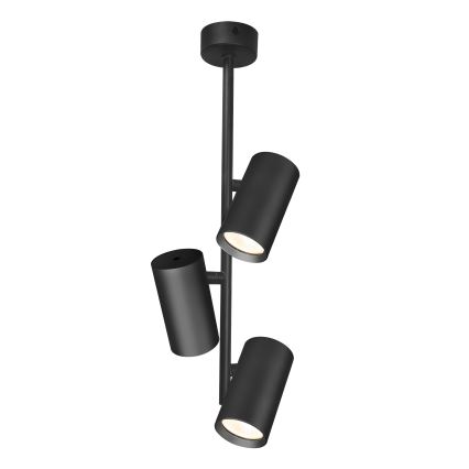 Brilagi - Sietynas ant stulpo SELE VERTICAL 3xGU10/30W/230V juoda