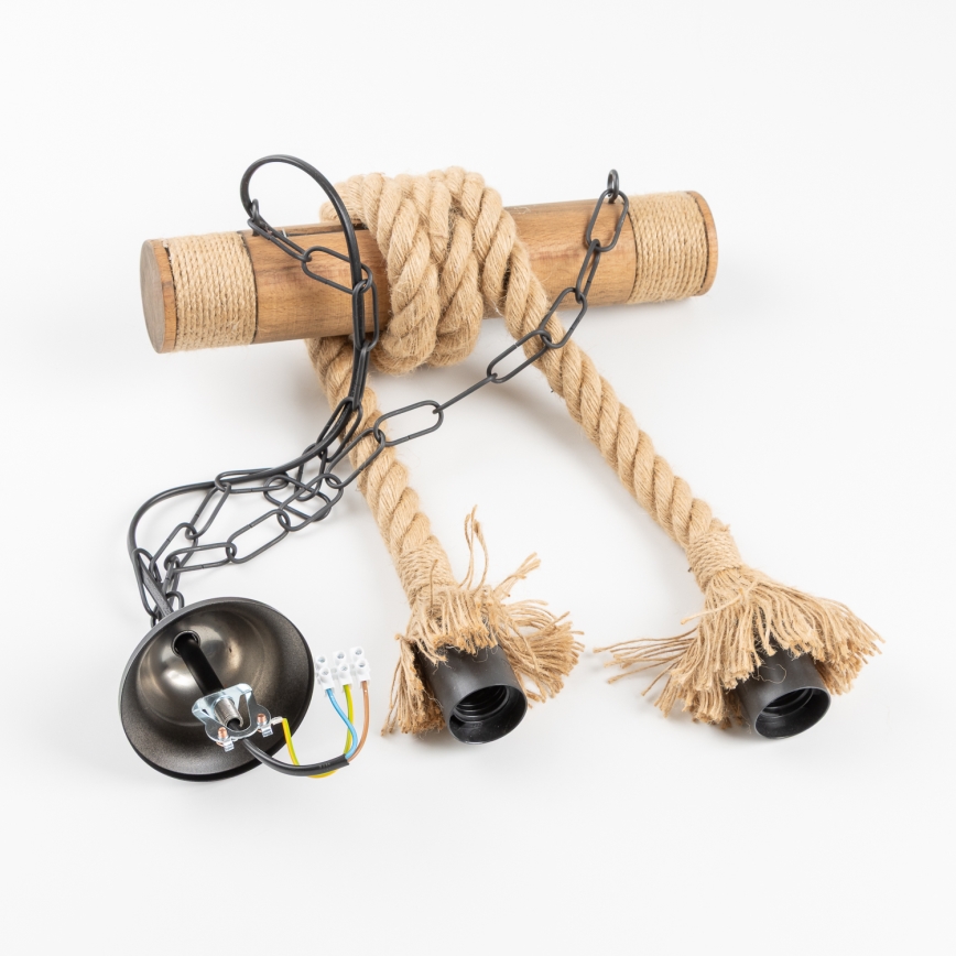 Brilagi - Sietynas, kabinamas ant grandinės KOS 2xE27/60W/230V bukas