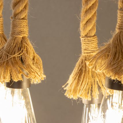 Brilagi - Sietynas, kabinamas ant grandinės KOS 6xE27/60W/230V bukas