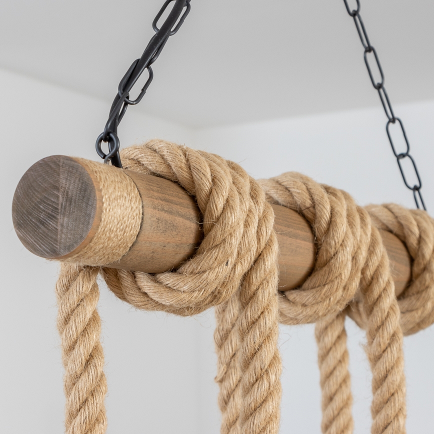 Brilagi - Sietynas, kabinamas ant grandinės KOS 6xE27/60W/230V bukas