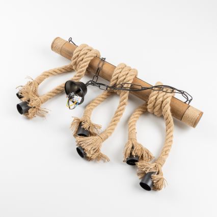 Brilagi - Sietynas, kabinamas ant grandinės KOS 6xE27/60W/230V bukas