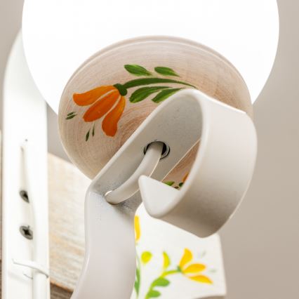 Brilagi - Sietynas, kabinamas ant grandinės QUEEN 2xE14/40W/230V bukas/kreminė