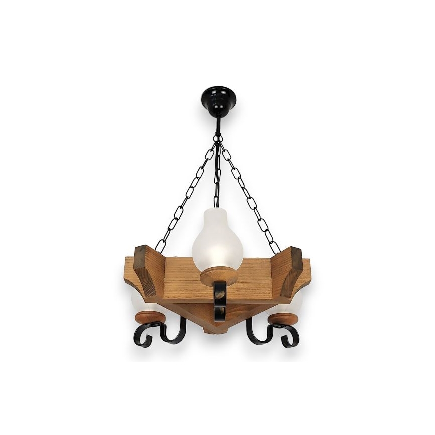 Brilagi - Sietynas, kabinamas ant grandinės QUEEN 3xE14/40W/230V bukas