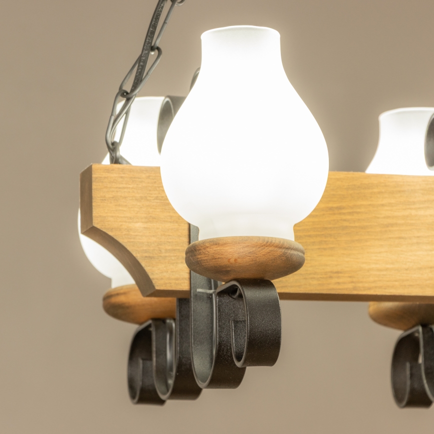 Brilagi - Sietynas, kabinamas ant grandinės QUEEN 4xE14/40W/230V bukas