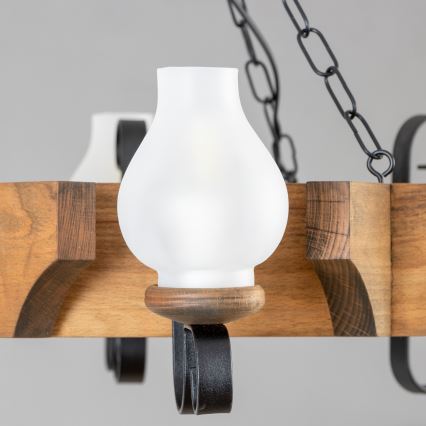 Brilagi - Sietynas, kabinamas ant grandinės QUEEN 6xE14/40W/230V bukas