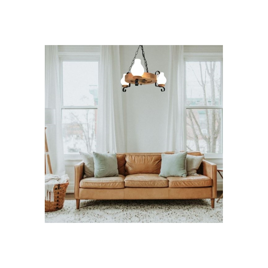 Brilagi - Sietynas, kabinamas ant grandinės ROATA 3xE14/40W/230V bukas