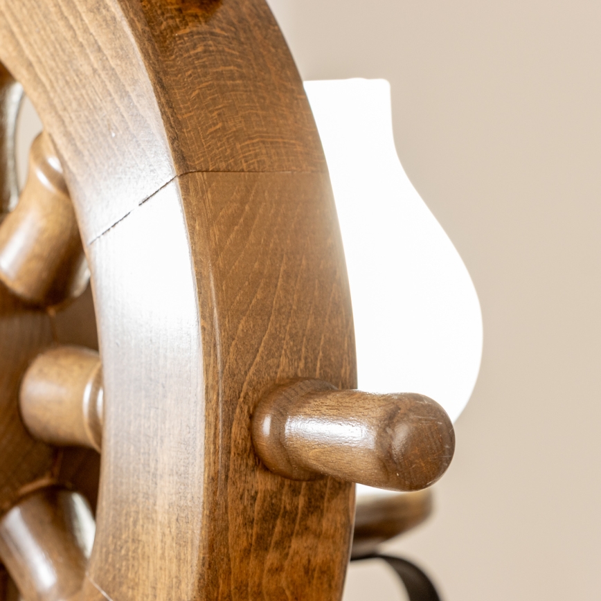 Brilagi - Sietynas, kabinamas ant grandinės TIMONA 2xE14/40W/230V bukas/graikinis riešutas