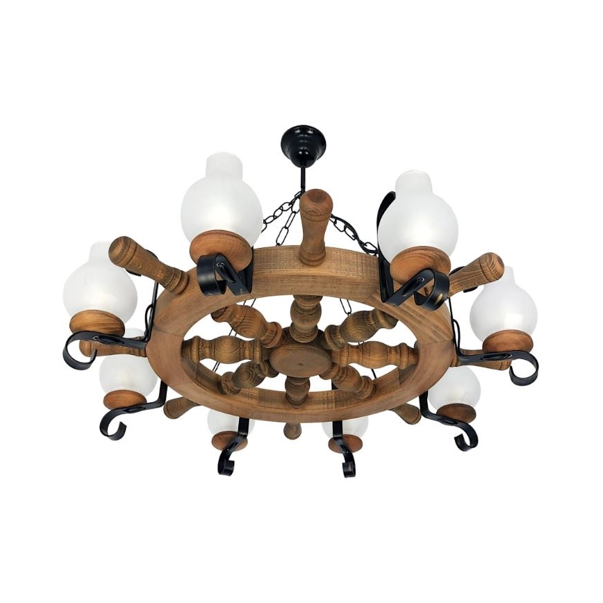 Brilagi - Sietynas, kabinamas ant grandinės TIMONA 8xE14/40W/230V bukas