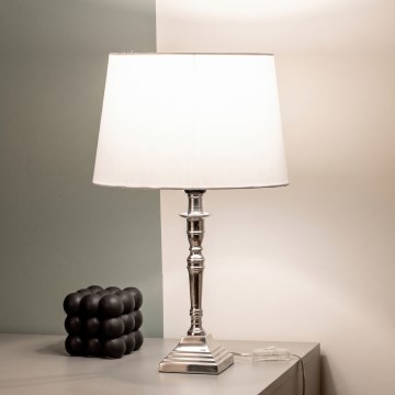 BRILAGI - Stalinė lempa CERIA 1xE27/60W/230V Ø 30 cm sidabrinė/balta