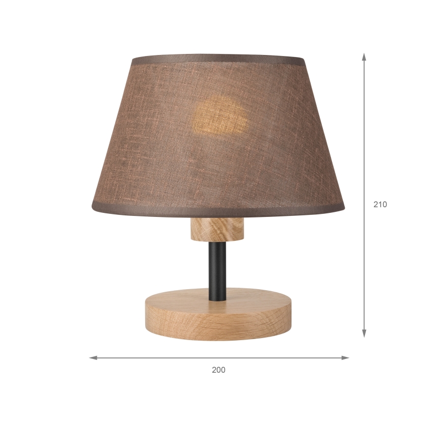 Brilagi - Stalinis šviestuvas ANTHONY 1xE27/60W/230V ąžuolas/ruda