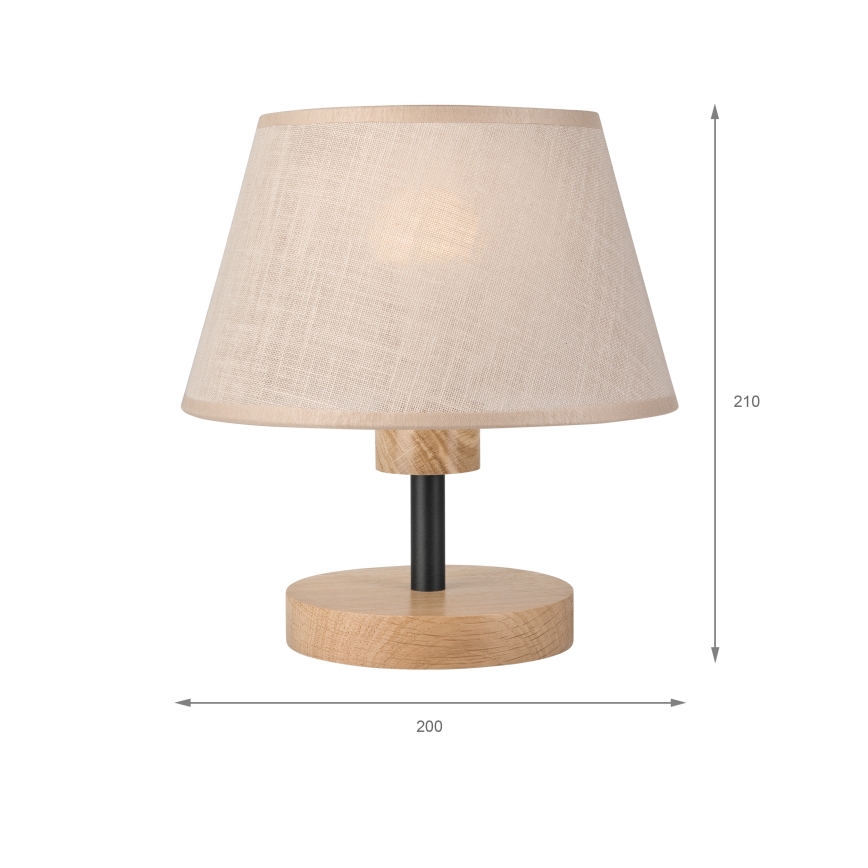 Brilagi - Stalinis šviestuvas ANTHONY 1xE27/60W/230V ąžuolas/smėlio spalva