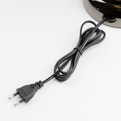 Brilagi - Stalinis šviestuvas BANK OFFICE 1xE27/60W/230V juodas/sidabrinis/žalias