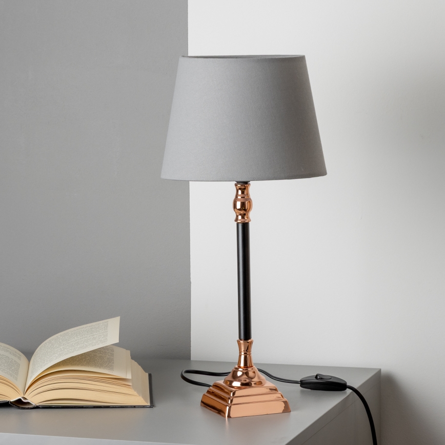 Brilagi - Stalinis šviestuvas CERIA 1xE14/40W/230V juodas/varinis/pilkas