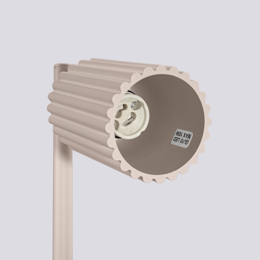 Brilagi - Stalinis šviestuvas CRESTO 1xGU10/10W/230V taupe
