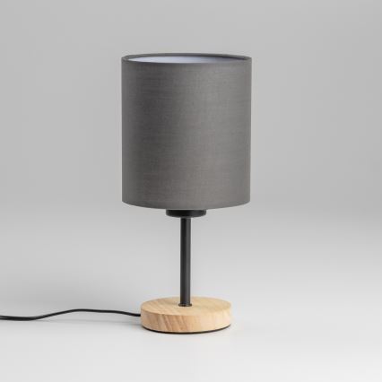 Brilagi - Stalinis šviestuvas NUBILA WOOD 1xE27/25W/230V ąžuolas/antracitas