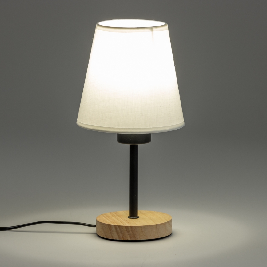 Brilagi - Stalinis šviestuvas NUBILA WOOD 1xE27/25W/230V ąžuolas/balta