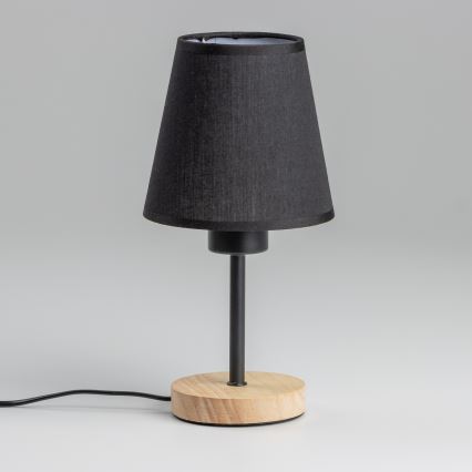 Brilagi - Stalinis šviestuvas NUBILA WOOD 1xE27/25W/230V ąžuolas/juoda