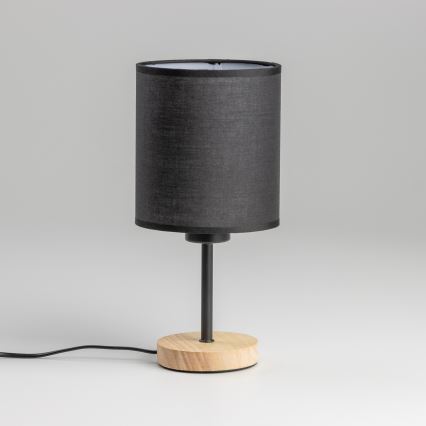 Brilagi - Stalinis šviestuvas NUBILA WOOD 1xE27/25W/230V ąžuolas/juoda