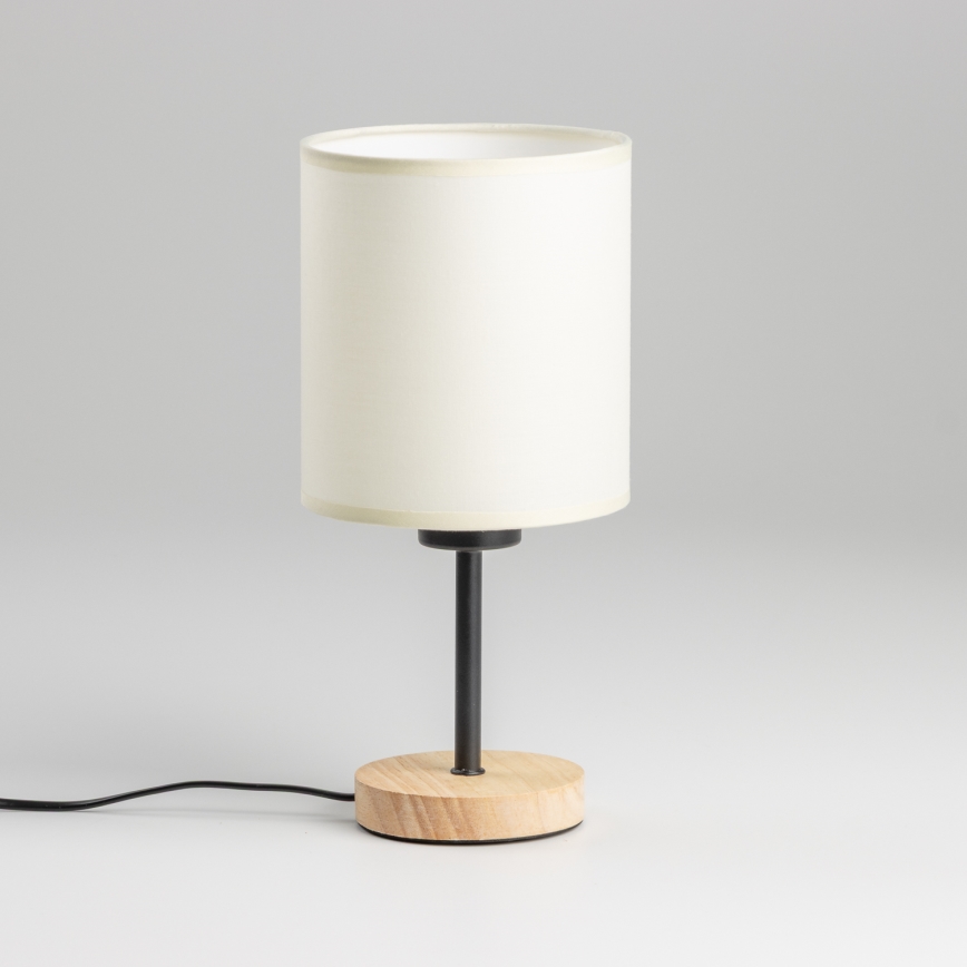 Brilagi - Stalinis šviestuvas NUBILA WOOD 1xE27/25W/230V ąžuolas/juoda/kreminė