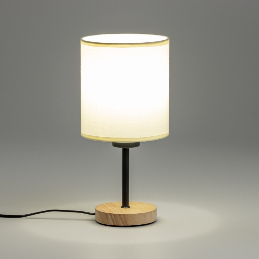 Brilagi - Stalinis šviestuvas NUBILA WOOD 1xE27/25W/230V ąžuolas/juoda/kreminė