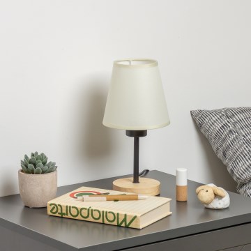 Brilagi - Stalinis šviestuvas NUBILA WOOD 1xE27/25W/230V ąžuolas/kreminė