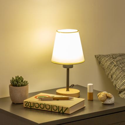 Brilagi - Stalinis šviestuvas NUBILA WOOD 1xE27/25W/230V ąžuolas/kreminė