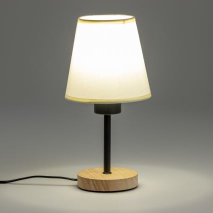Brilagi - Stalinis šviestuvas NUBILA WOOD 1xE27/25W/230V ąžuolas/kreminė