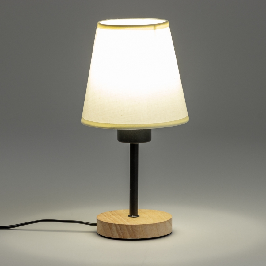 Brilagi - Stalinis šviestuvas NUBILA WOOD 1xE27/25W/230V ąžuolas/kreminė