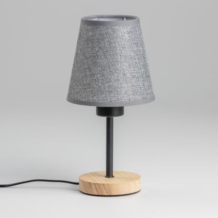Brilagi - Stalinis šviestuvas NUBILA WOOD 1xE27/25W/230V ąžuolas/pilka
