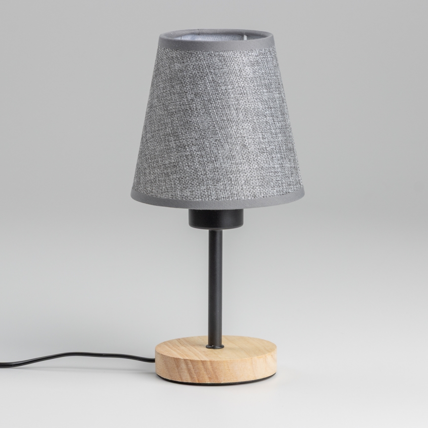 Brilagi - Stalinis šviestuvas NUBILA WOOD 1xE27/25W/230V ąžuolas/pilka
