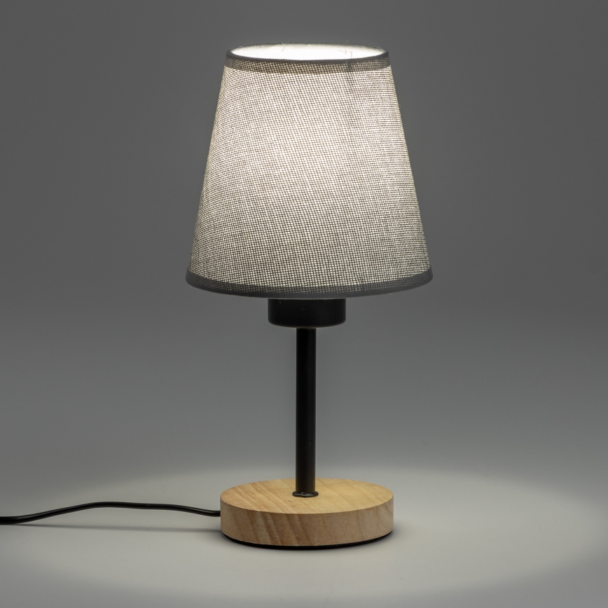 Brilagi - Stalinis šviestuvas NUBILA WOOD 1xE27/25W/230V ąžuolas/pilka