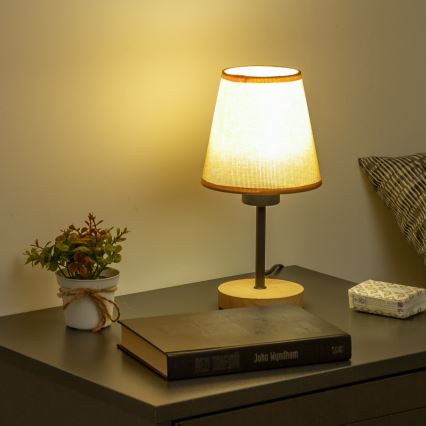 Brilagi - Stalinis šviestuvas NUBILA WOOD 1xE27/25W/230V ąžuolas/šviesiai rudos spalvos