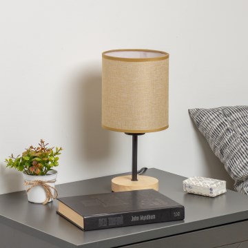 Brilagi - Stalinis šviestuvas NUBILA WOOD 1xE27/25W/230V ąžuolas/šviesiai rudos spalvos