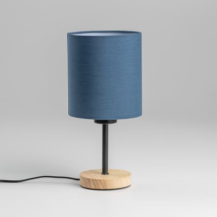 Brilagi - Stalinis šviestuvas NUBILA WOOD 1xE27/25W/230V ąžuolas/tamsiai mėlyna