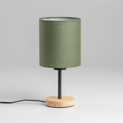 Brilagi - Stalinis šviestuvas NUBILA WOOD 1xE27/25W/230V ąžuolas/žalia