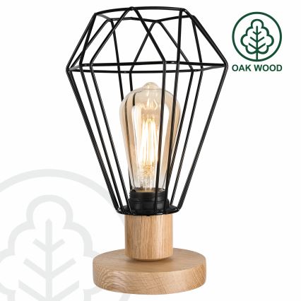 Brilagi - Stalinis šviestuvas WOODY BASKET 1xE27/60W/230V ąžuolas