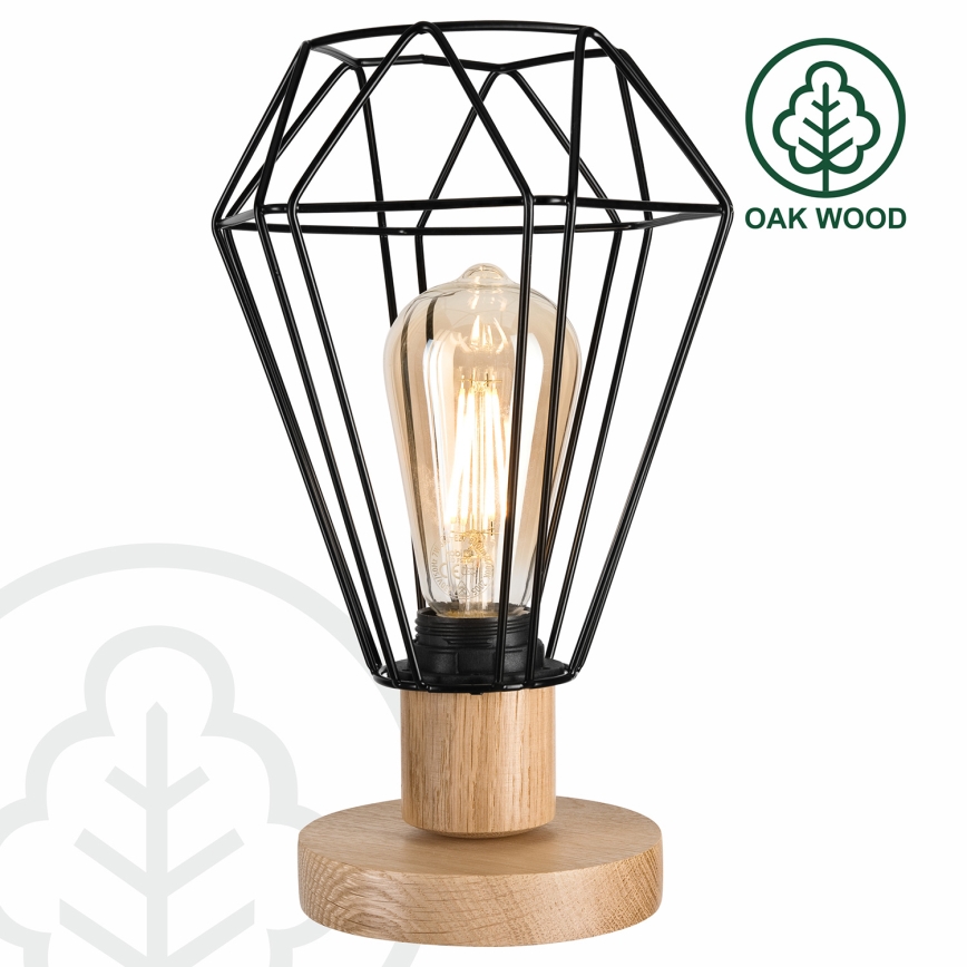 Brilagi - Stalinis šviestuvas WOODY BASKET 1xE27/60W/230V ąžuolas