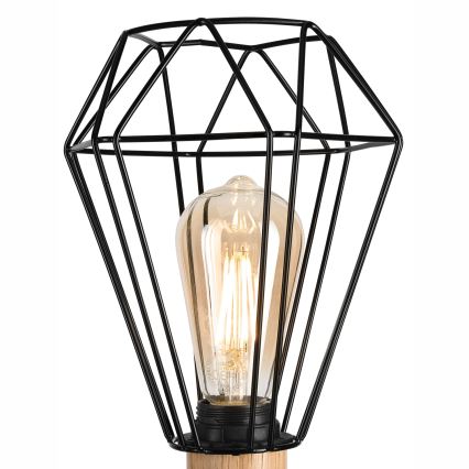 Brilagi - Stalinis šviestuvas WOODY BASKET 1xE27/60W/230V ąžuolas