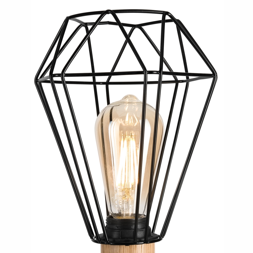 Brilagi - Stalinis šviestuvas WOODY BASKET 1xE27/60W/230V ąžuolas