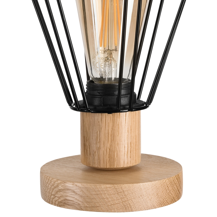 Brilagi - Stalinis šviestuvas WOODY BASKET 1xE27/60W/230V ąžuolas